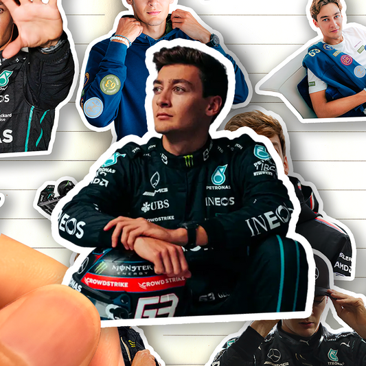 George Russell Stickers & Phone Case 【B】