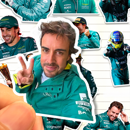 Fernando Alonso Stickers & Phone Case