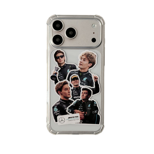 George Russell F1 Stickers & Phone Case